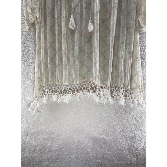 Roberta Roller Rabbit Size Small Cotton Tassel Beach Pool Cover Up Dress - Picture 5 of 9